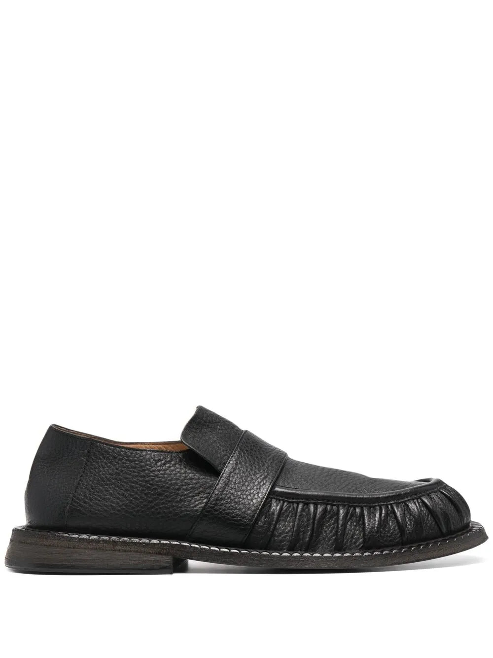 Marsèll Alluce grained leather loafers
