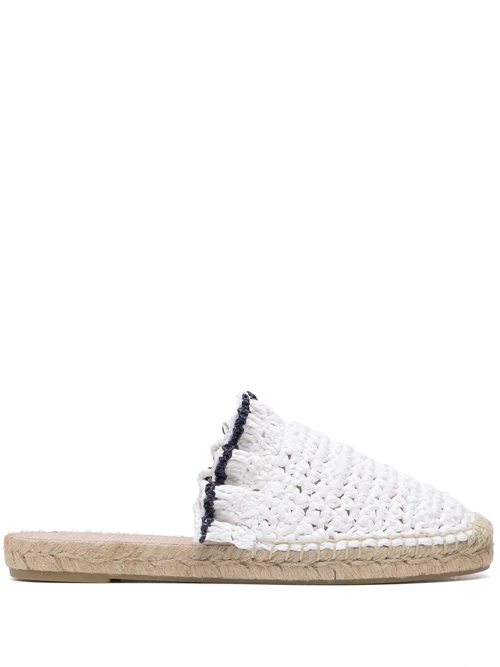 RED(V) ruffle trim woven espadrilles