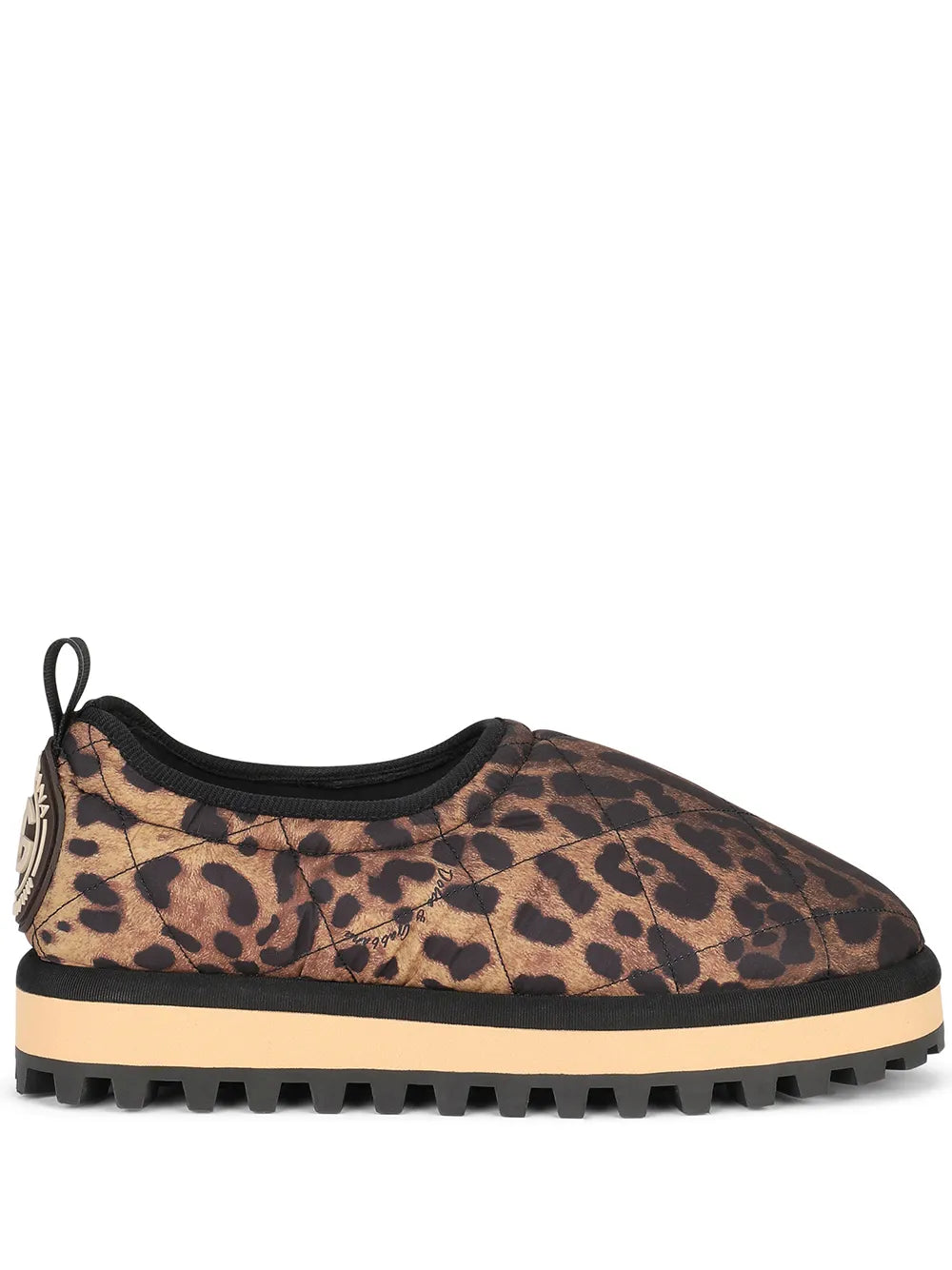 Dolce & Gabbana leopard-print slippers