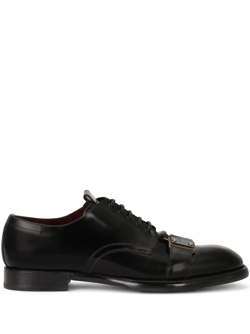 Dolce & Gabbana logo-plaque Derby shoes