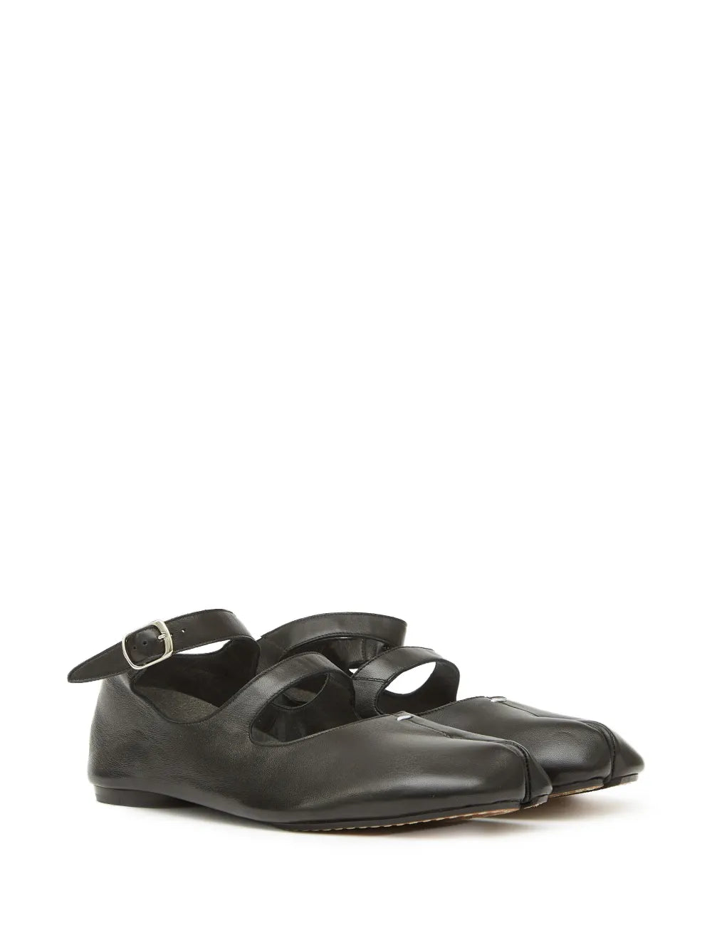 Maison Margiela Tabi leather ballerina shoes