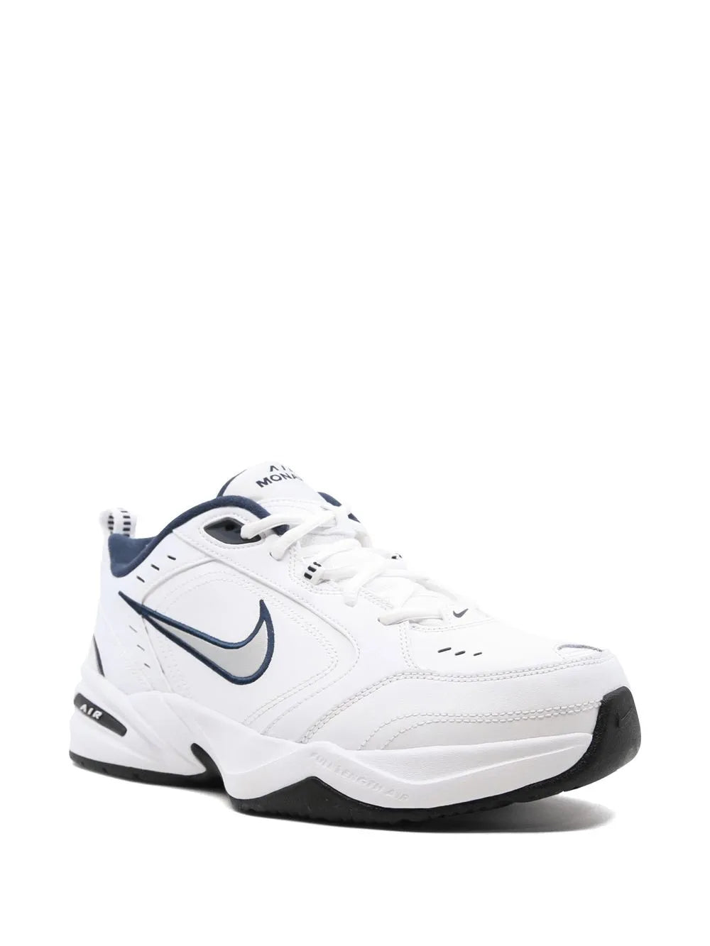 Nike Air Monarch IV (4E) "Whitw/Metallic Silver" sneakers