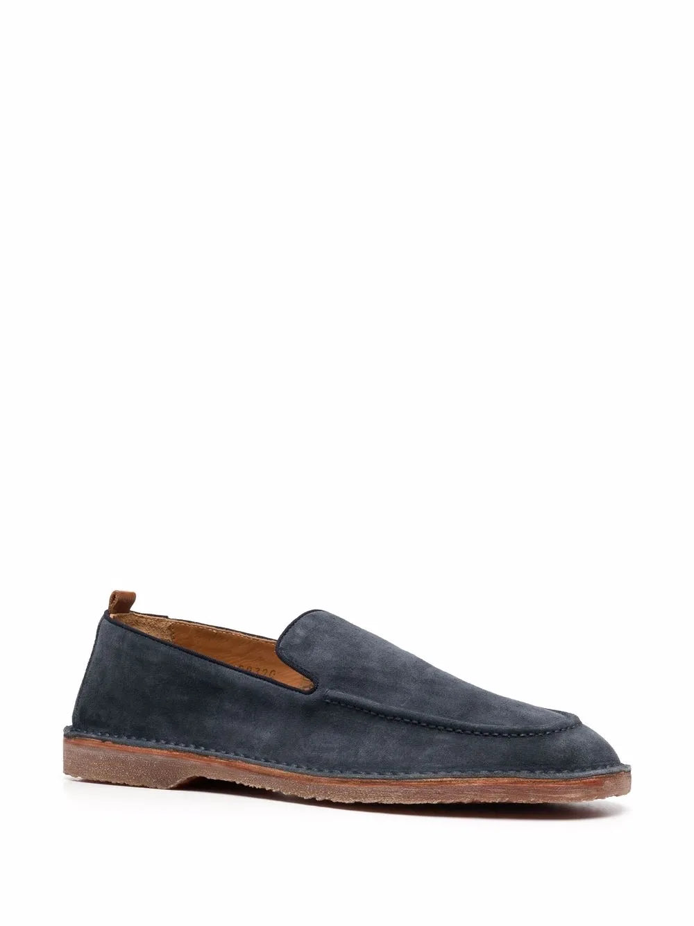 Buttero round-toe suede loafers