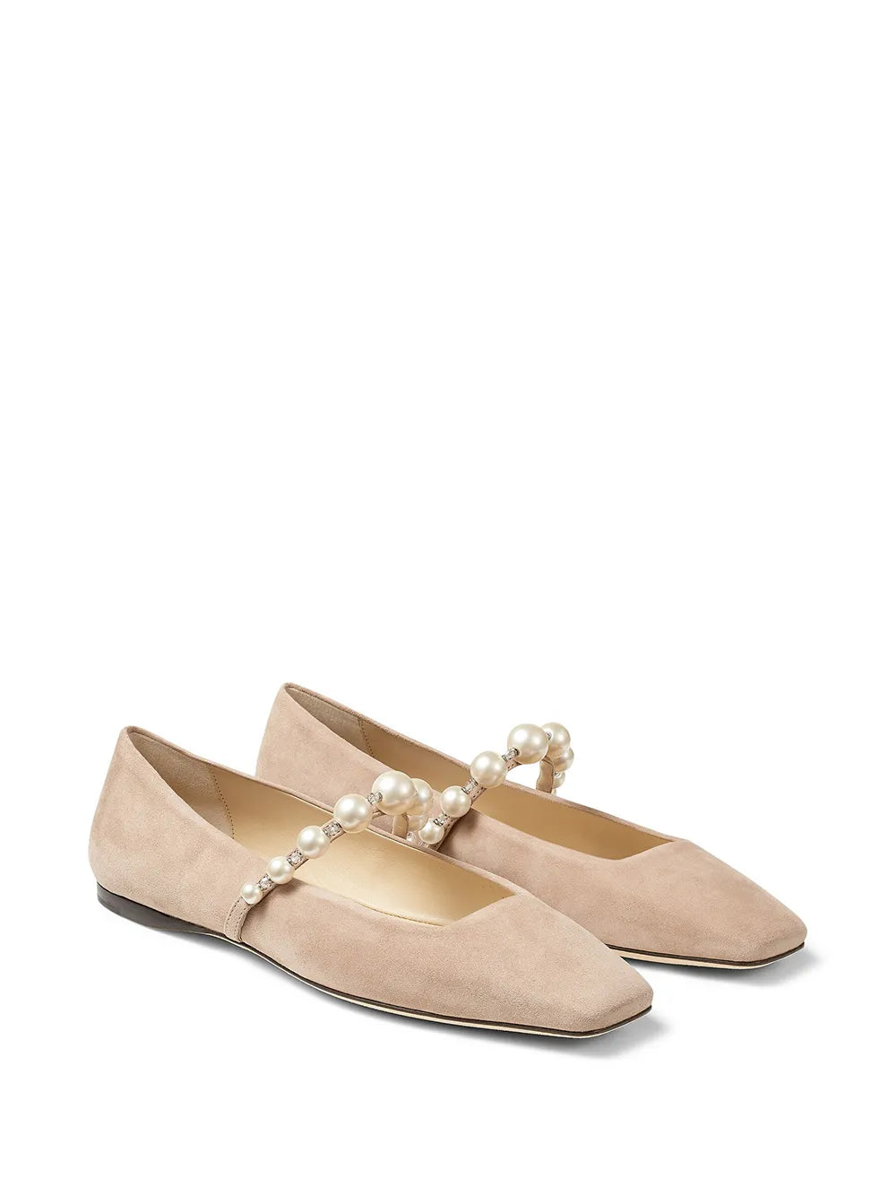 Jimmy Choo Ade square-toe ballerina shoes