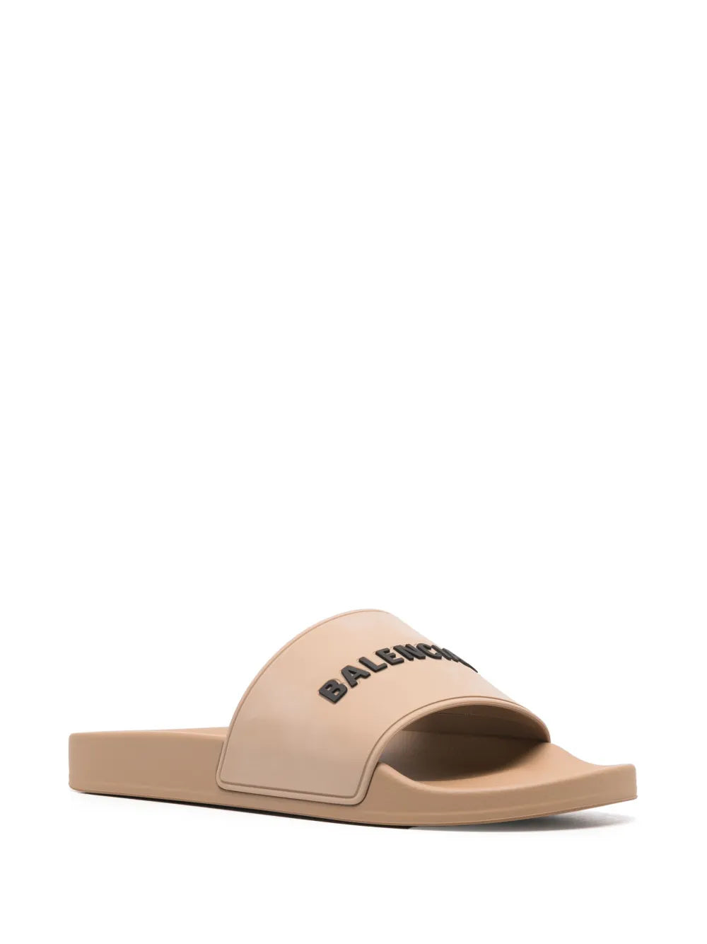 Balenciaga logo-embossed slides