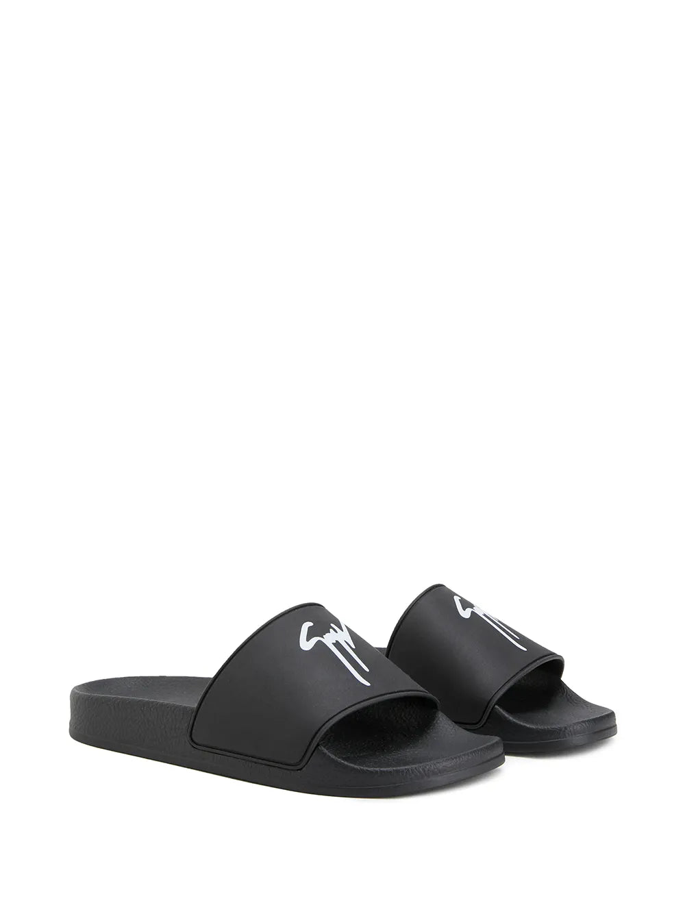 Giuseppe Zanotti Brett signature-print slides