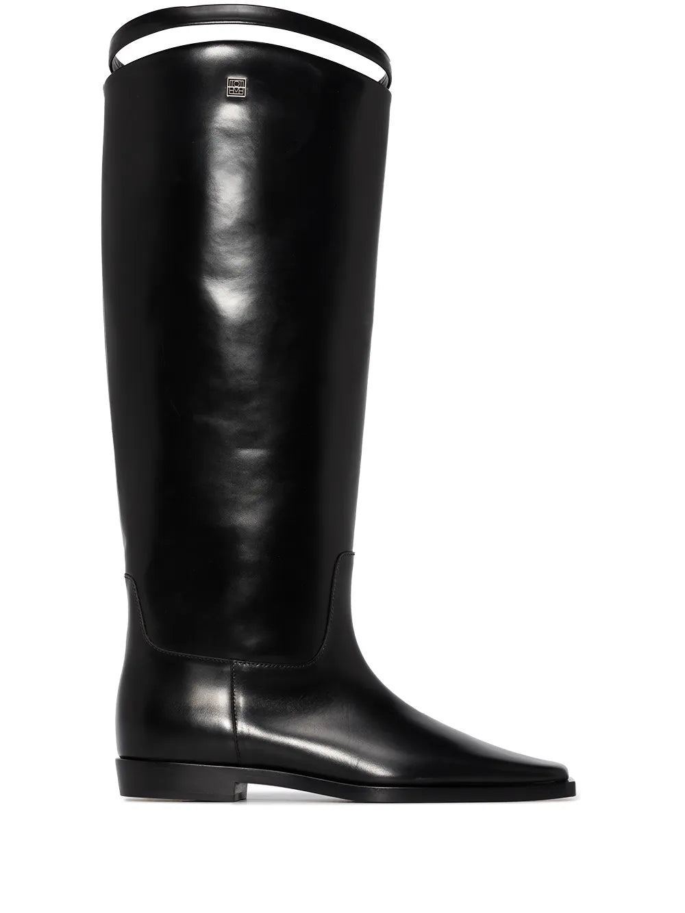 TOTEME square-toe strap riding boots