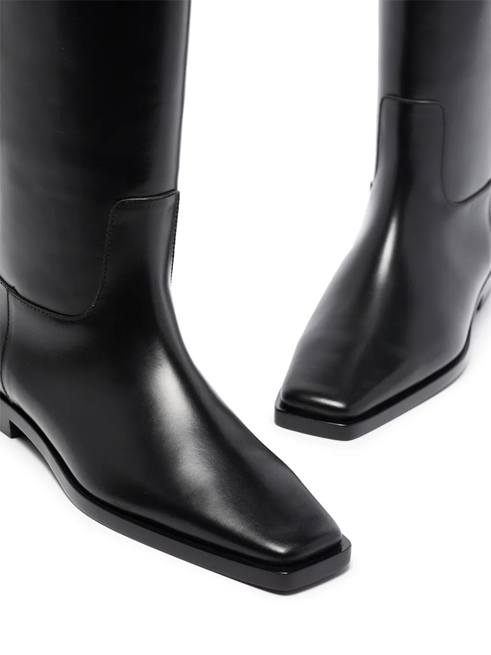 TOTEME square-toe strap riding boots