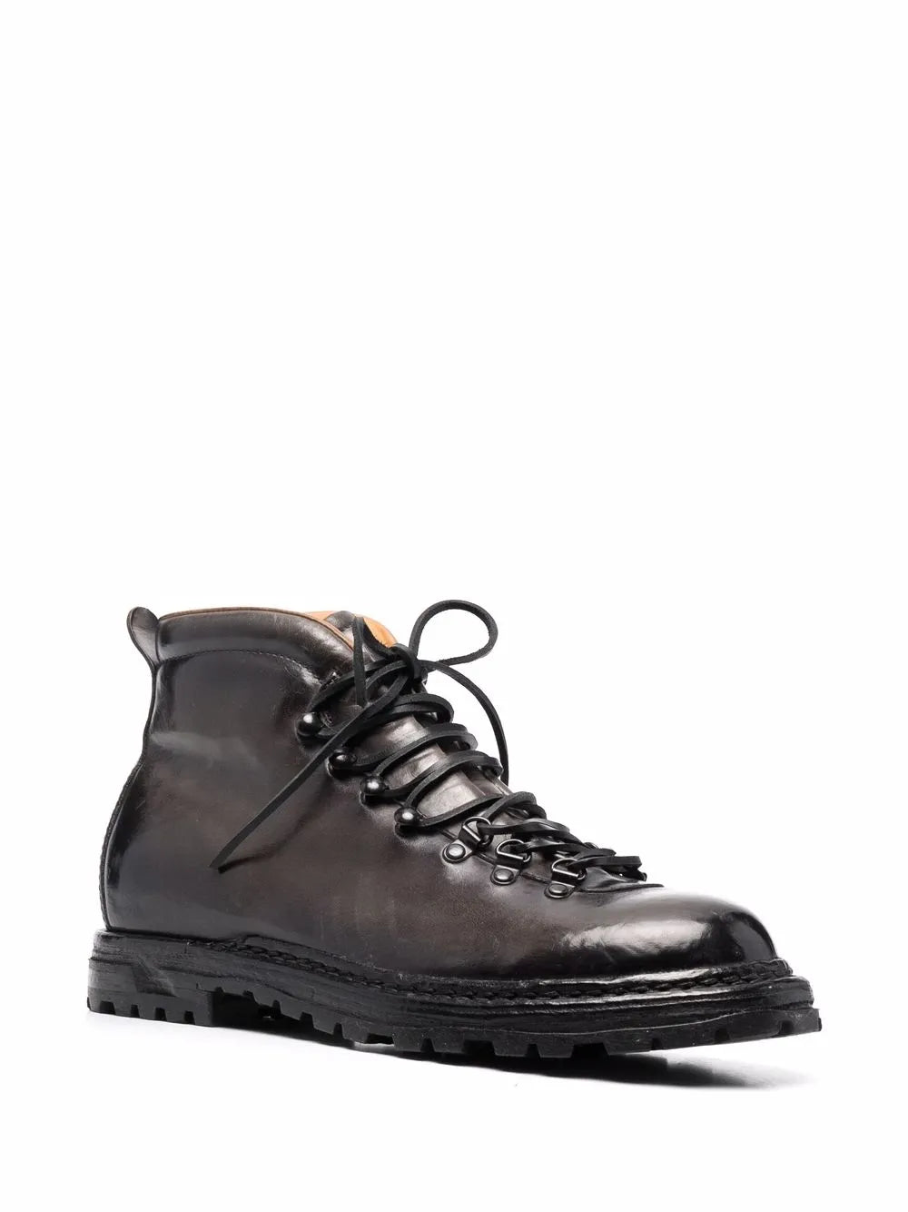 Officine Creative arctic leather lace-up boots