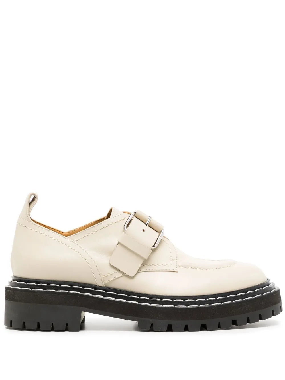 Proenza Schouler lug-sole buckled oxfords