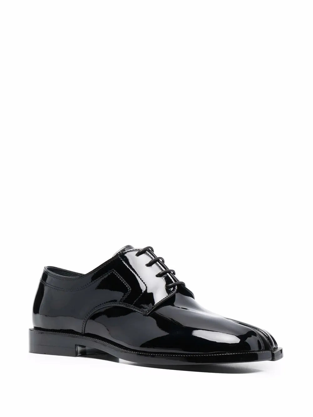 Maison Margiela Tabi patent-leather brogues