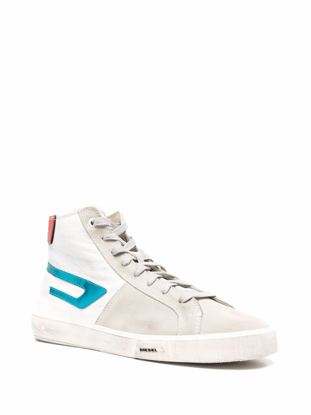 Diesel distressed high-top sneakers
