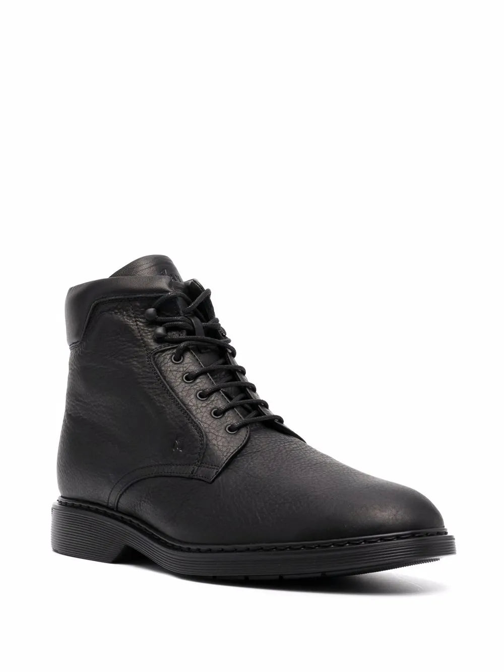 Hogan lace-up leather boots