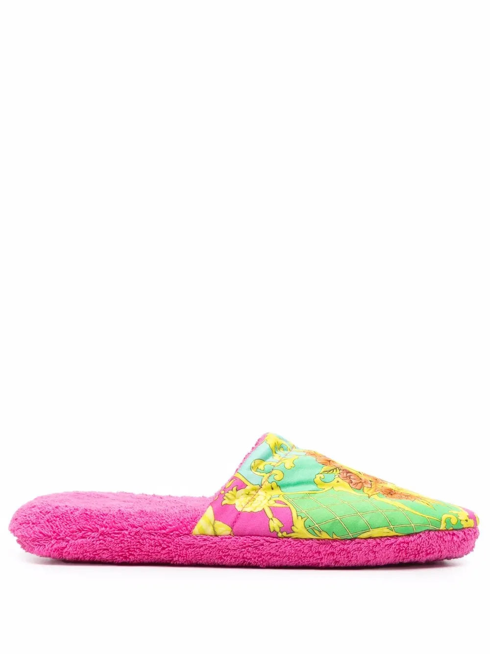 Philipp Plein baroque-print house slippers