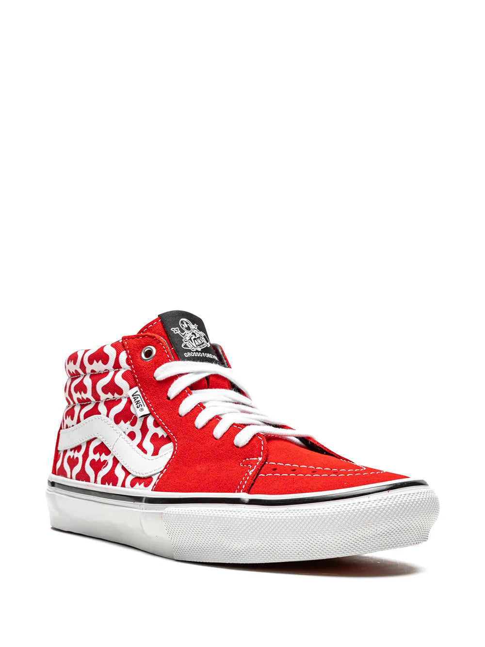 Vans x Supreme Skate Grosso Mid "Monogram S - Red" sneakers