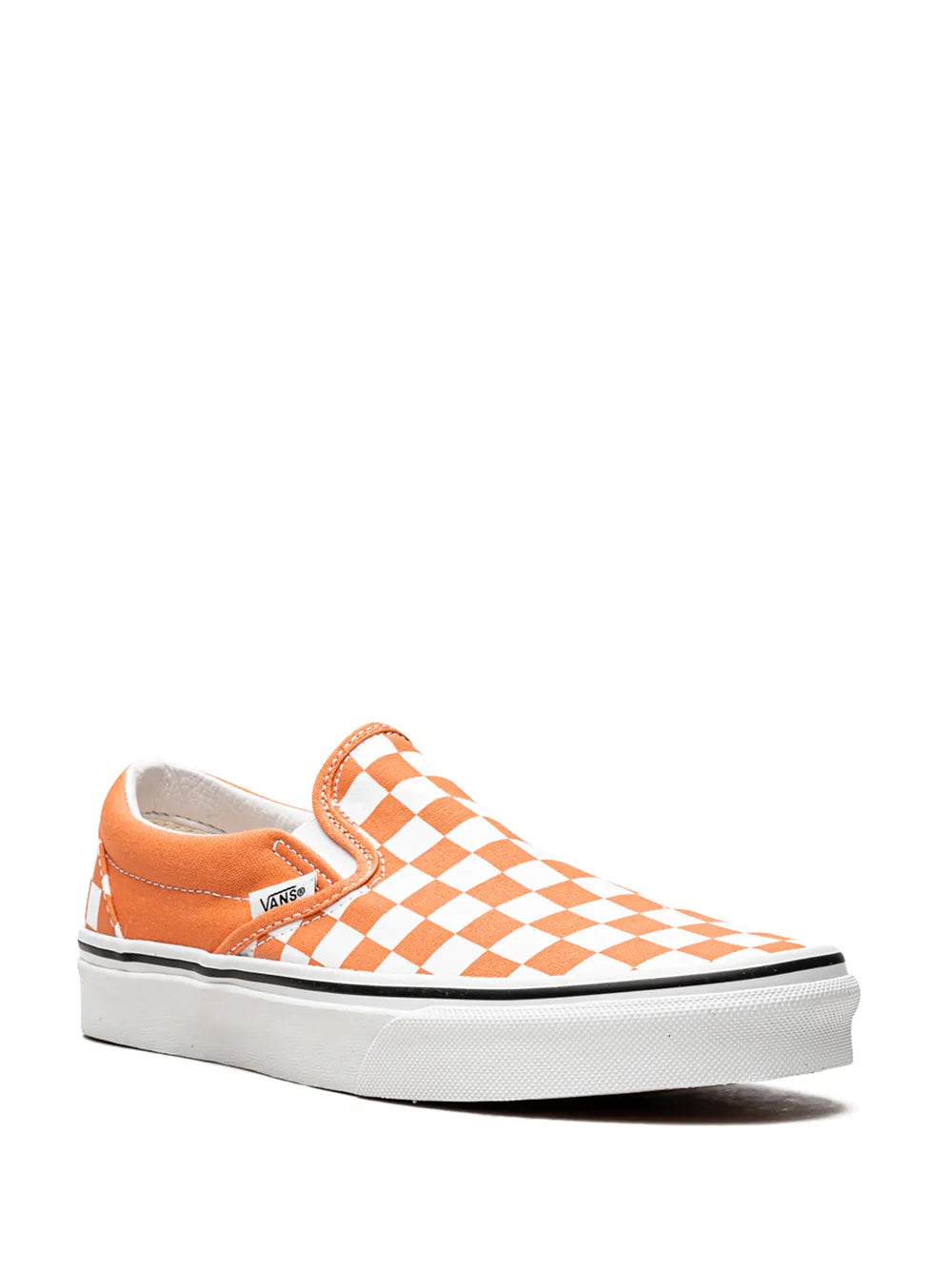 Vans Classic slip-on Checkerboard "Cadmium Orange" sneakers