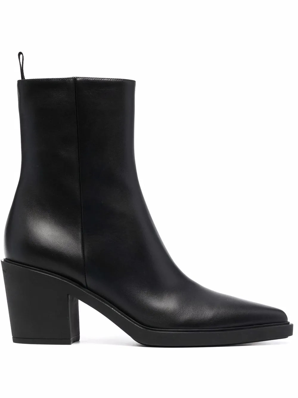 Gianvito Rossi Dylan leather ankle boots