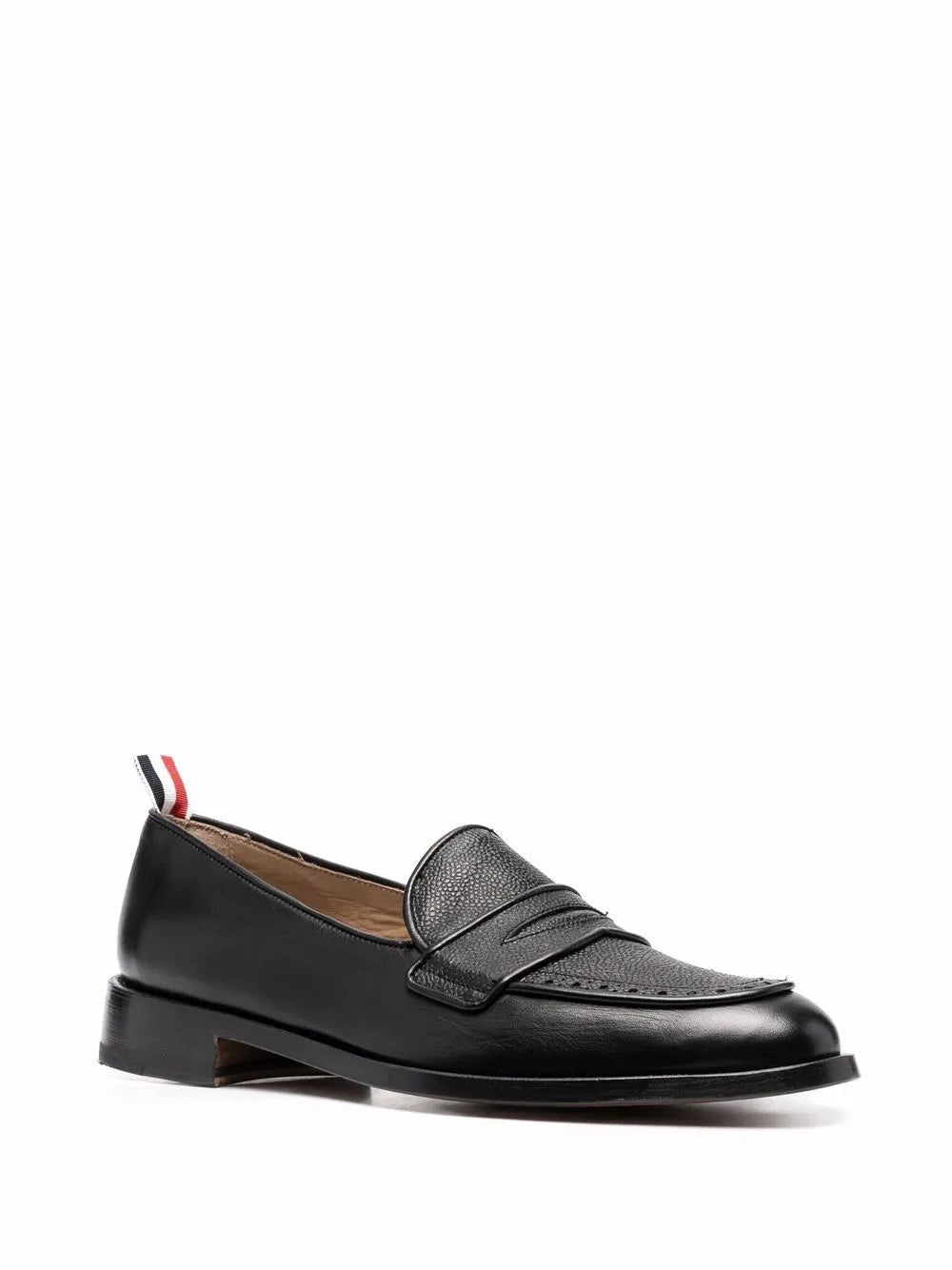 Thom Browne RWB-tag penny loafers