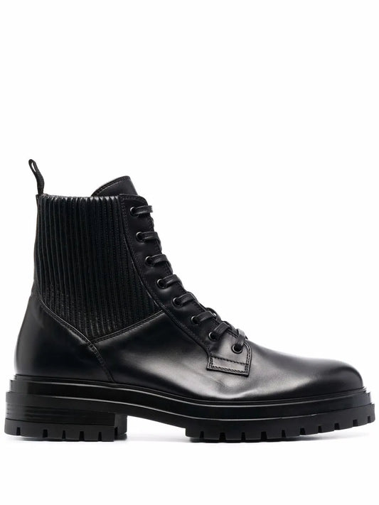 Gianvito Rossi lace-up leather boots