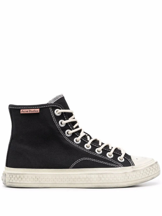 Acne Studios Ballow tumbled high-top sneakers