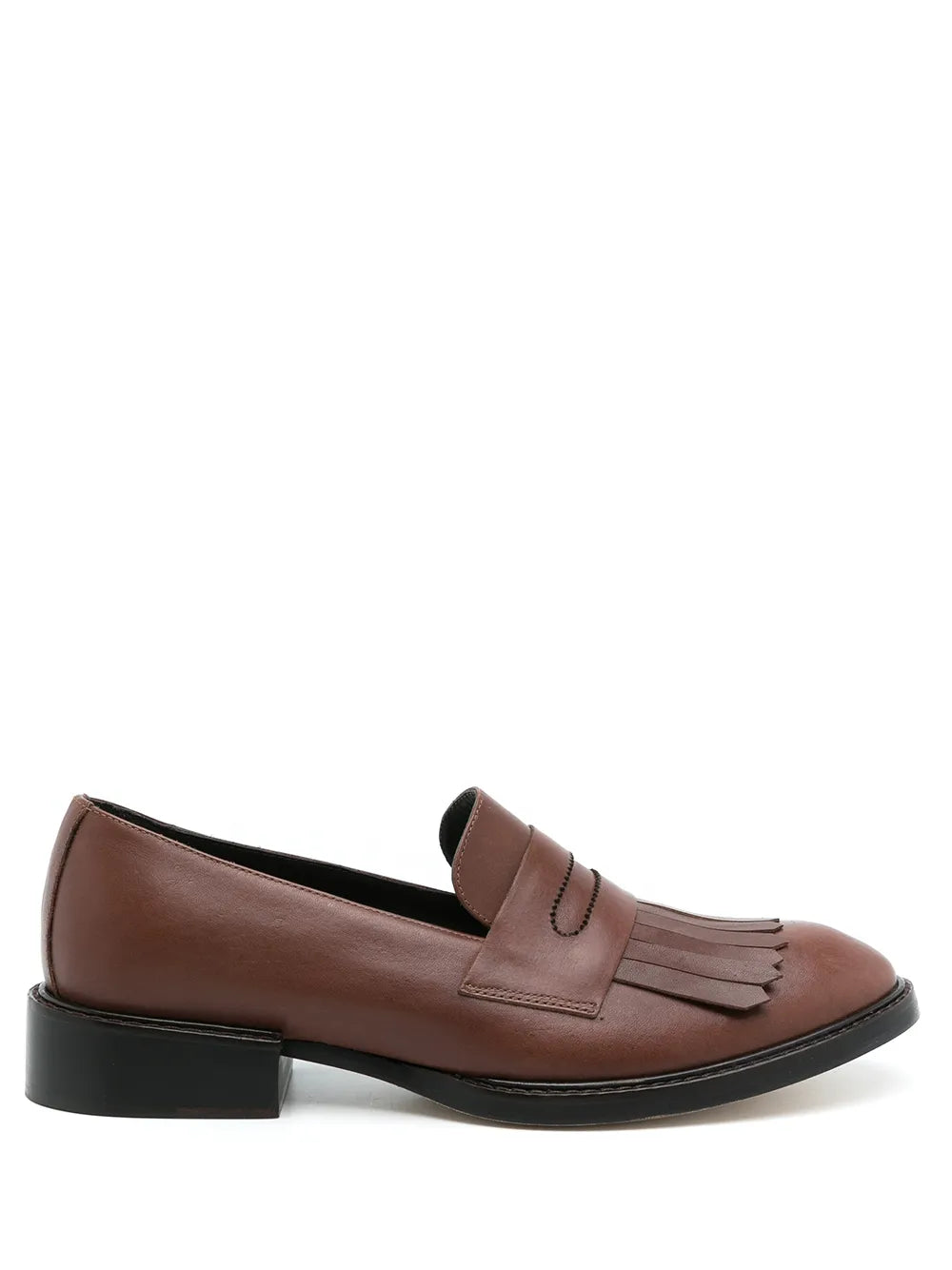Sarah Chofakian Oxford fringed slip-on shoes