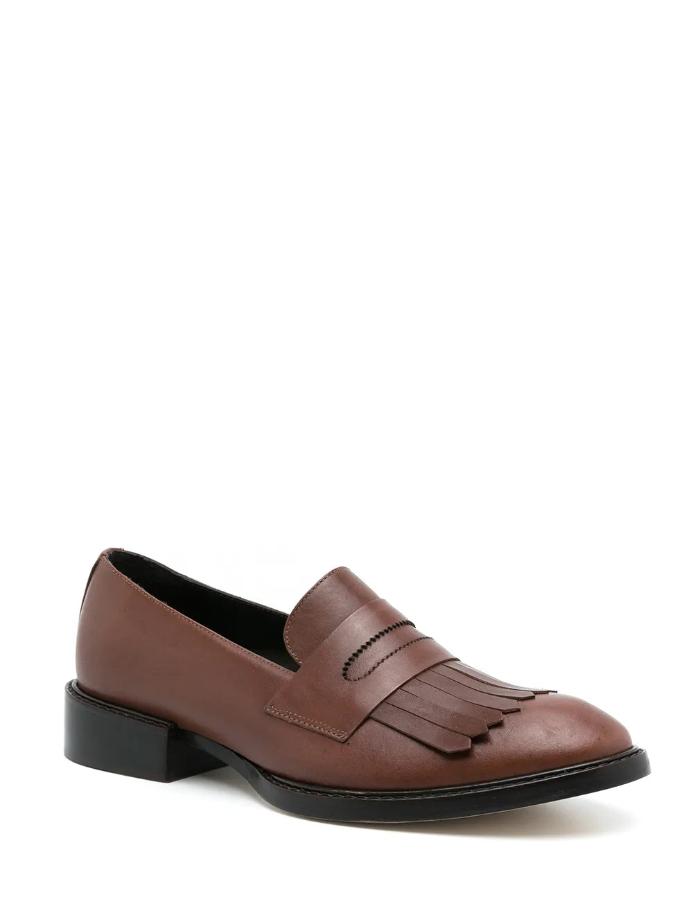 Sarah Chofakian Oxford fringed slip-on shoes