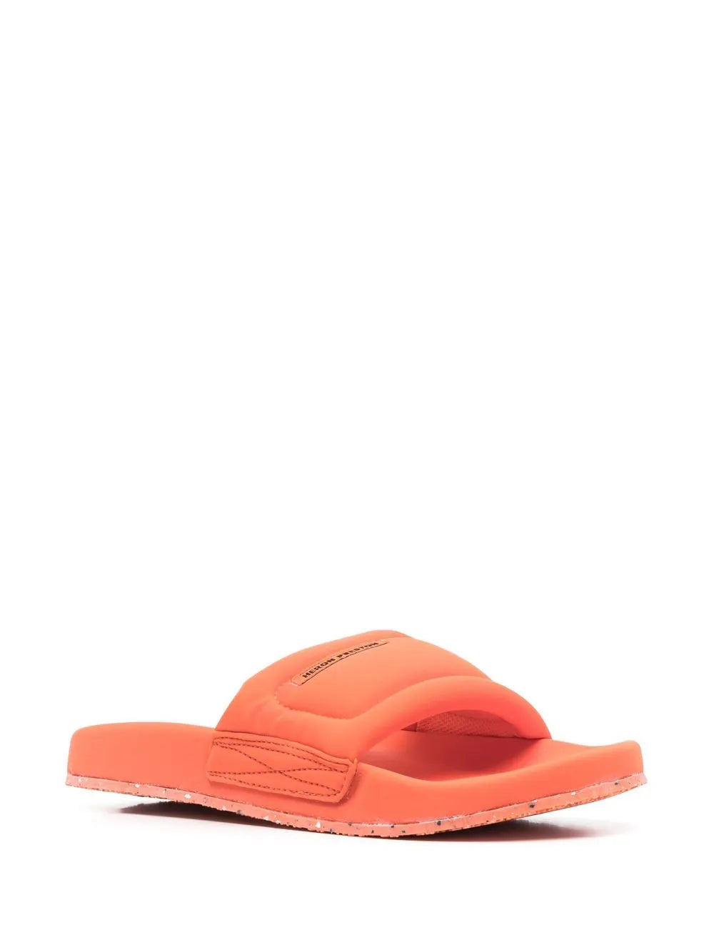 Heron Preston logo-patch slip-on slides