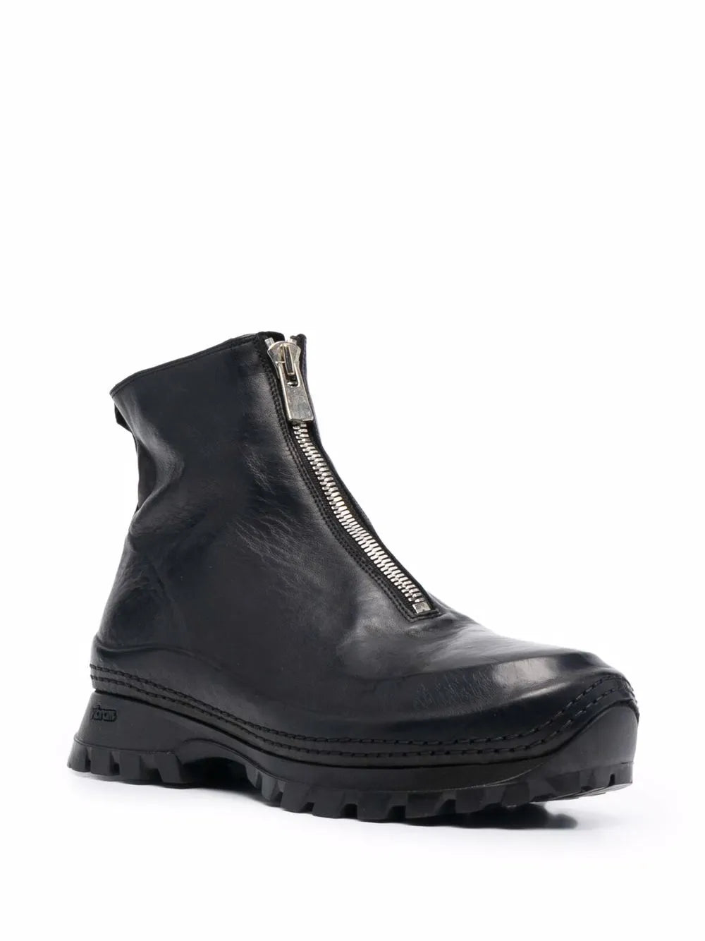 Guidi zipped leather ankle boots