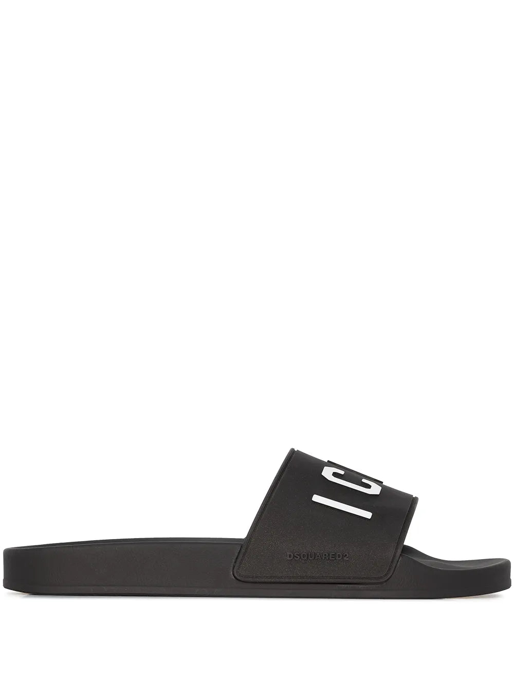 DSQUARED2 logo-print flat slides
