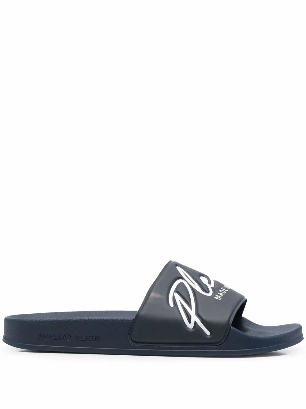 Philipp Plein embossed logo slides
