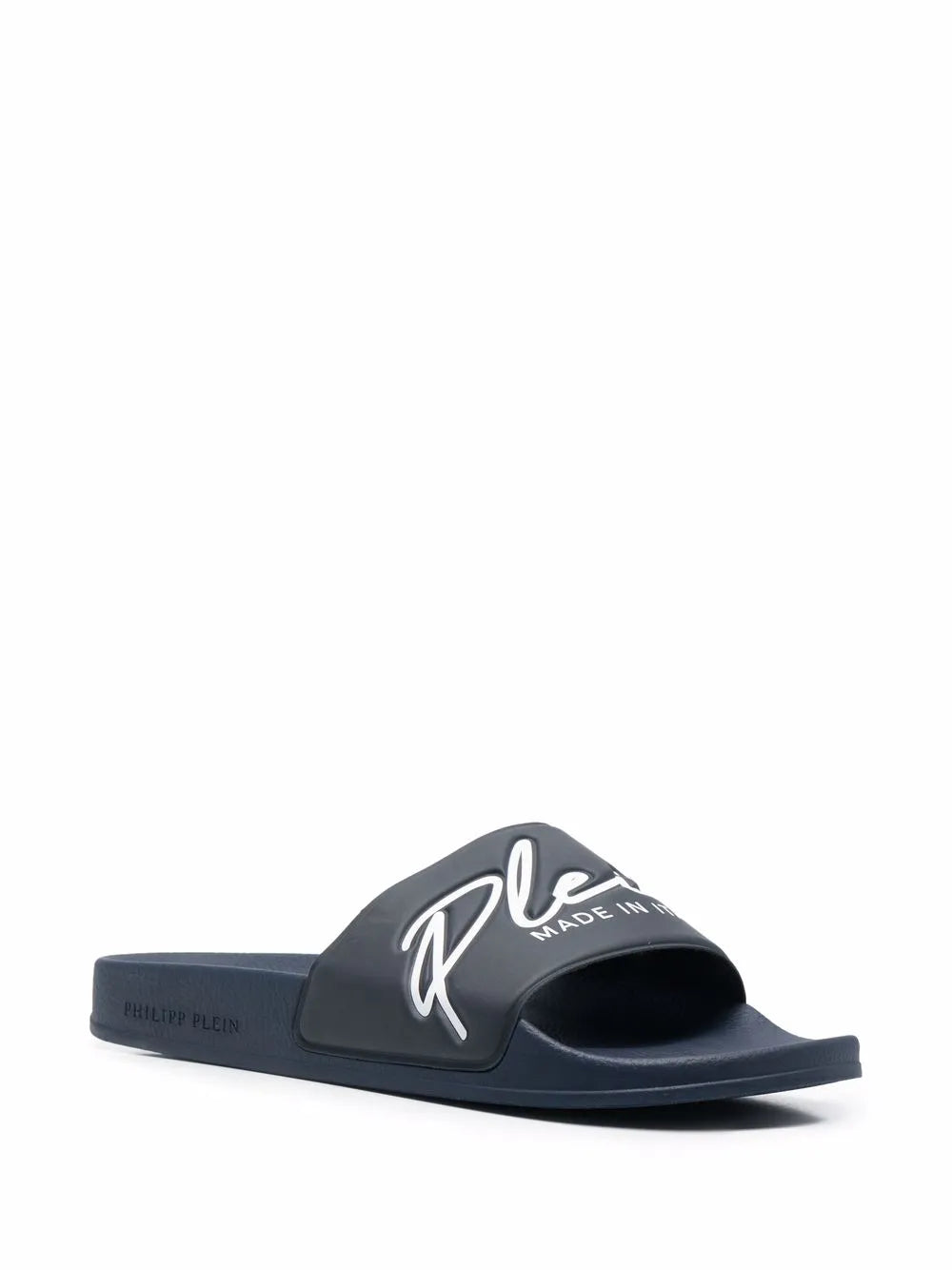 Philipp Plein embossed logo slides