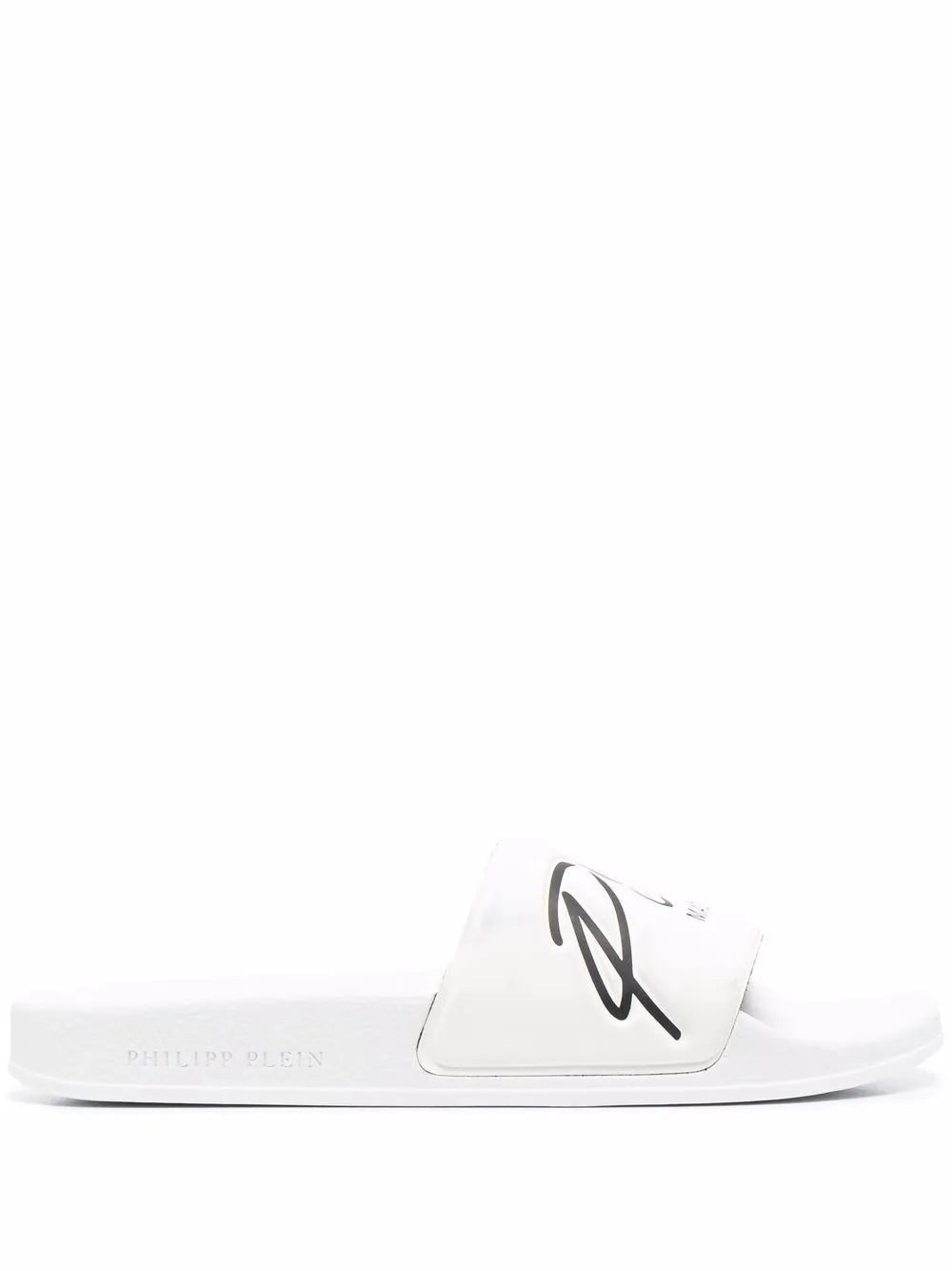 Philipp Plein embossed logo slides