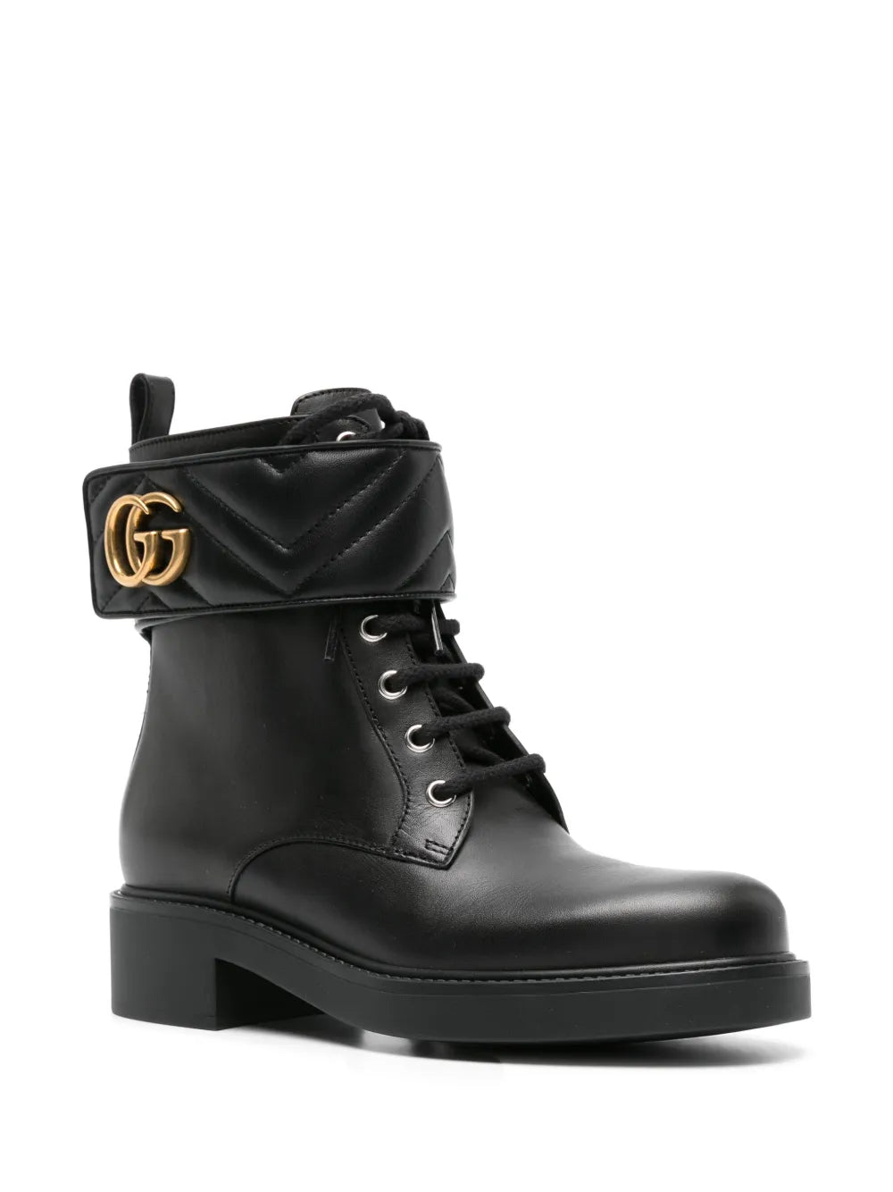Gucci Double G-plaque ankle boots