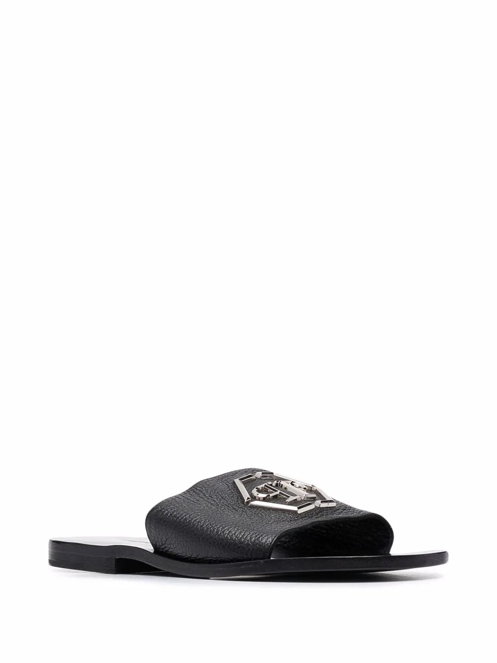 Philipp Plein logo plaque sandals