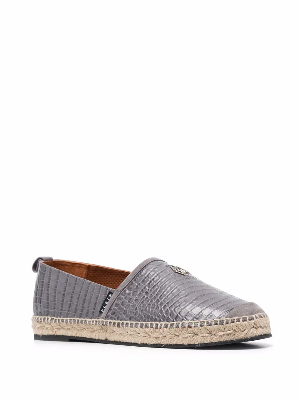 Philipp Plein embossed hexagon logo espadrilles