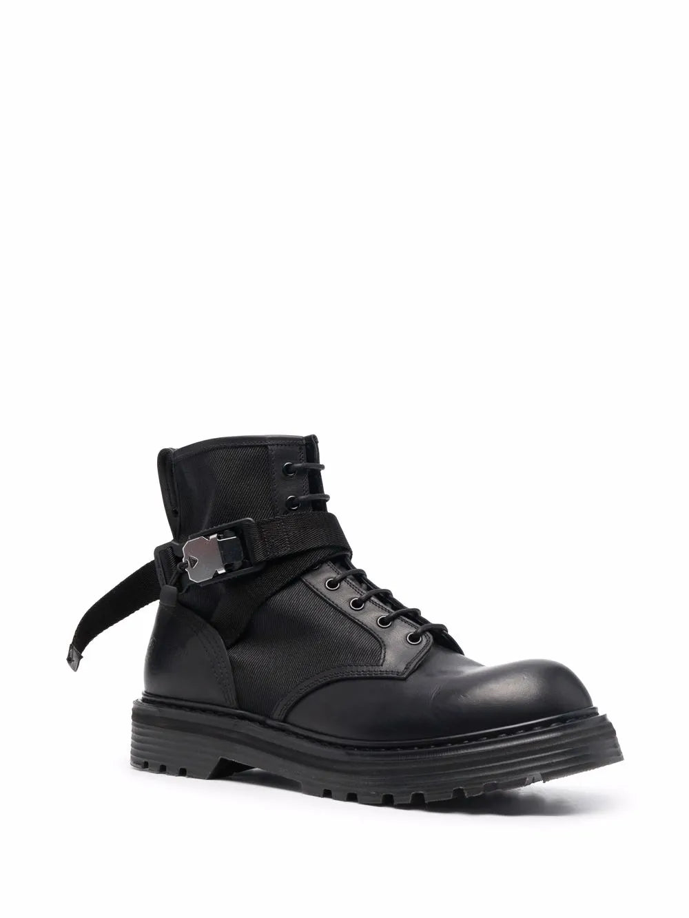 Premiata panelled leather ankle boots