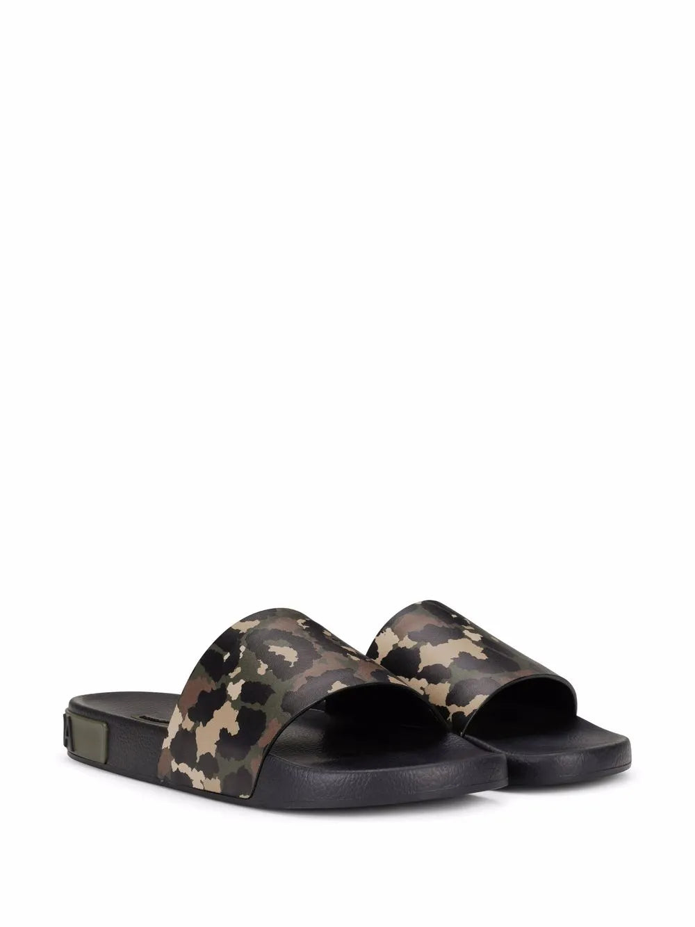Dolce & Gabbana camouflage-print slides
