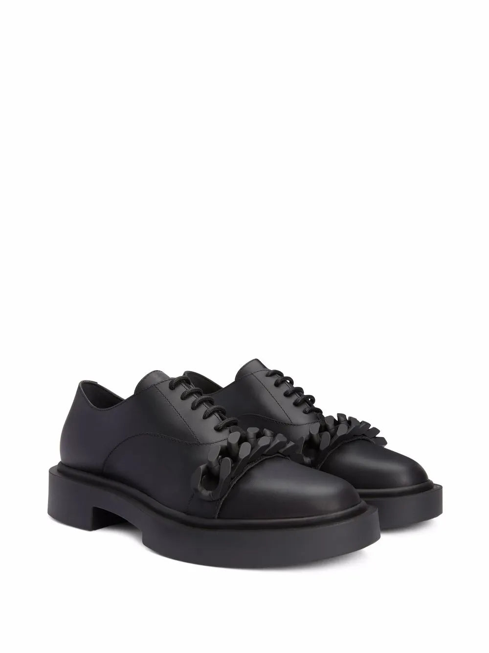Giuseppe Zanotti Adric chain-trim lace-up shoes