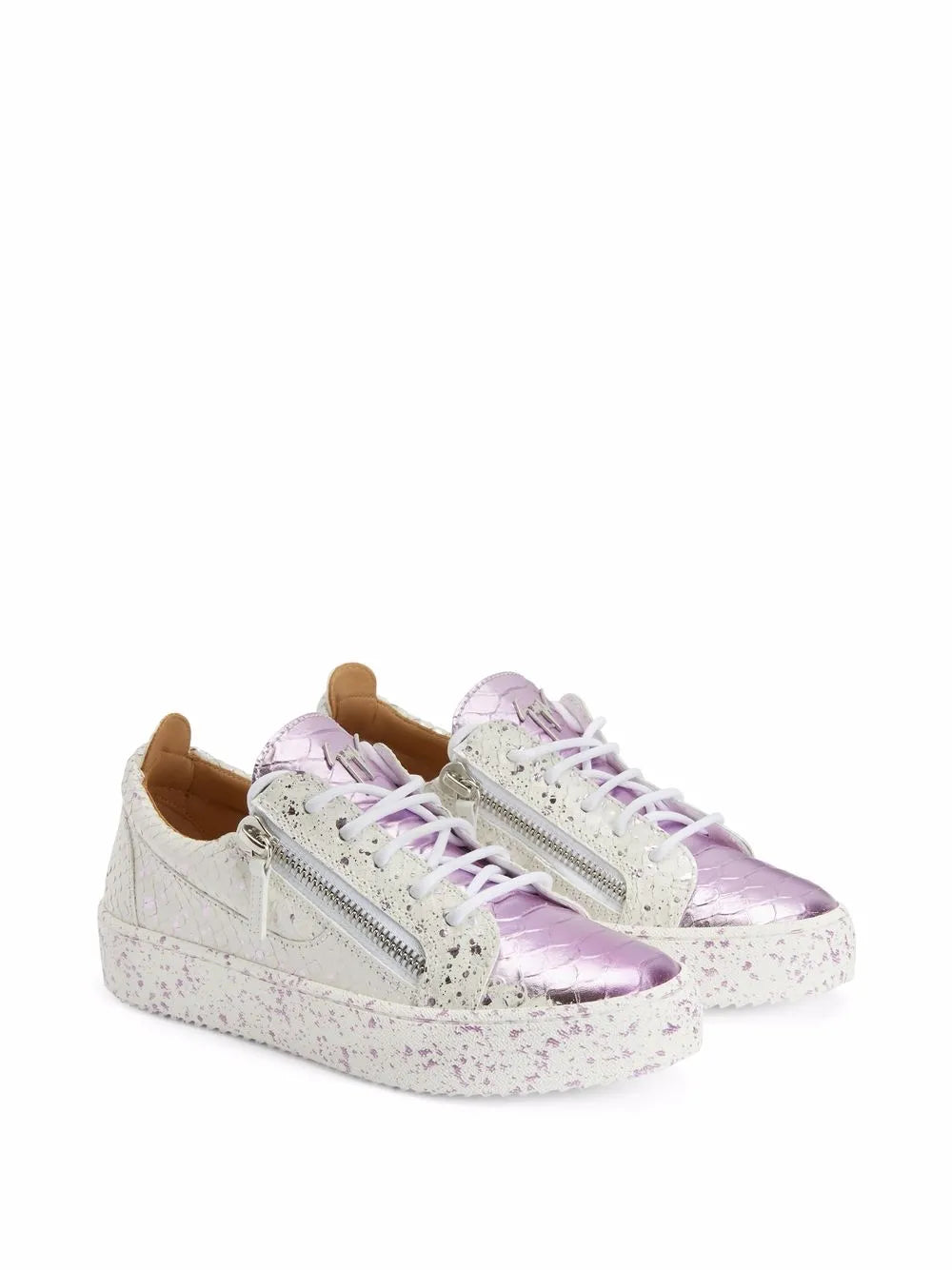 Giuseppe Zanotti Gail silver sneakers