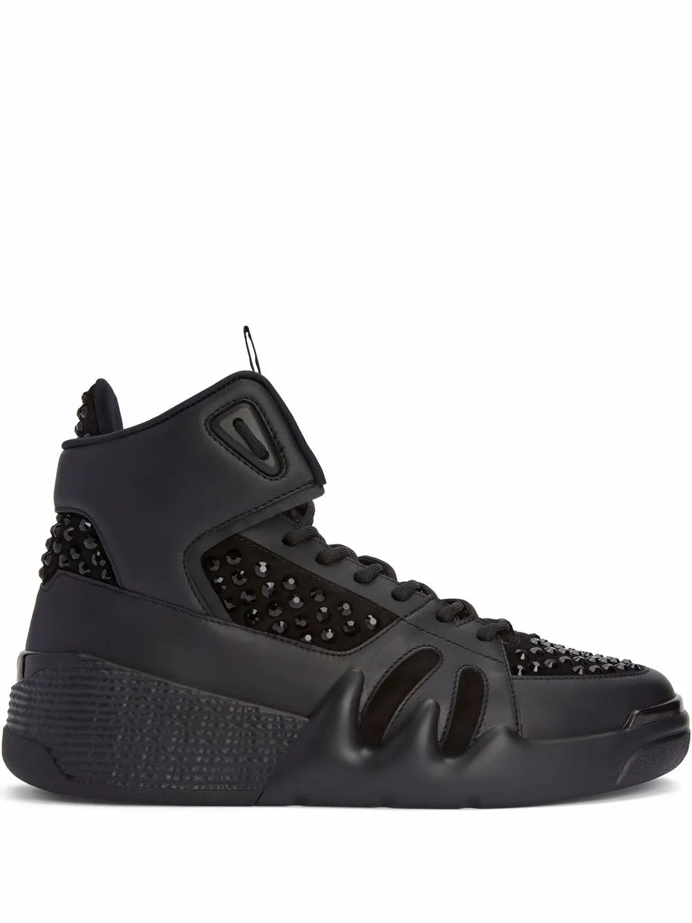 Giuseppe Zanotti Talon crystal-embellished high-top sneakers