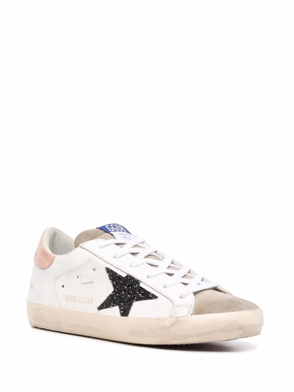 Golden Goose star-patch lace-up sneakers