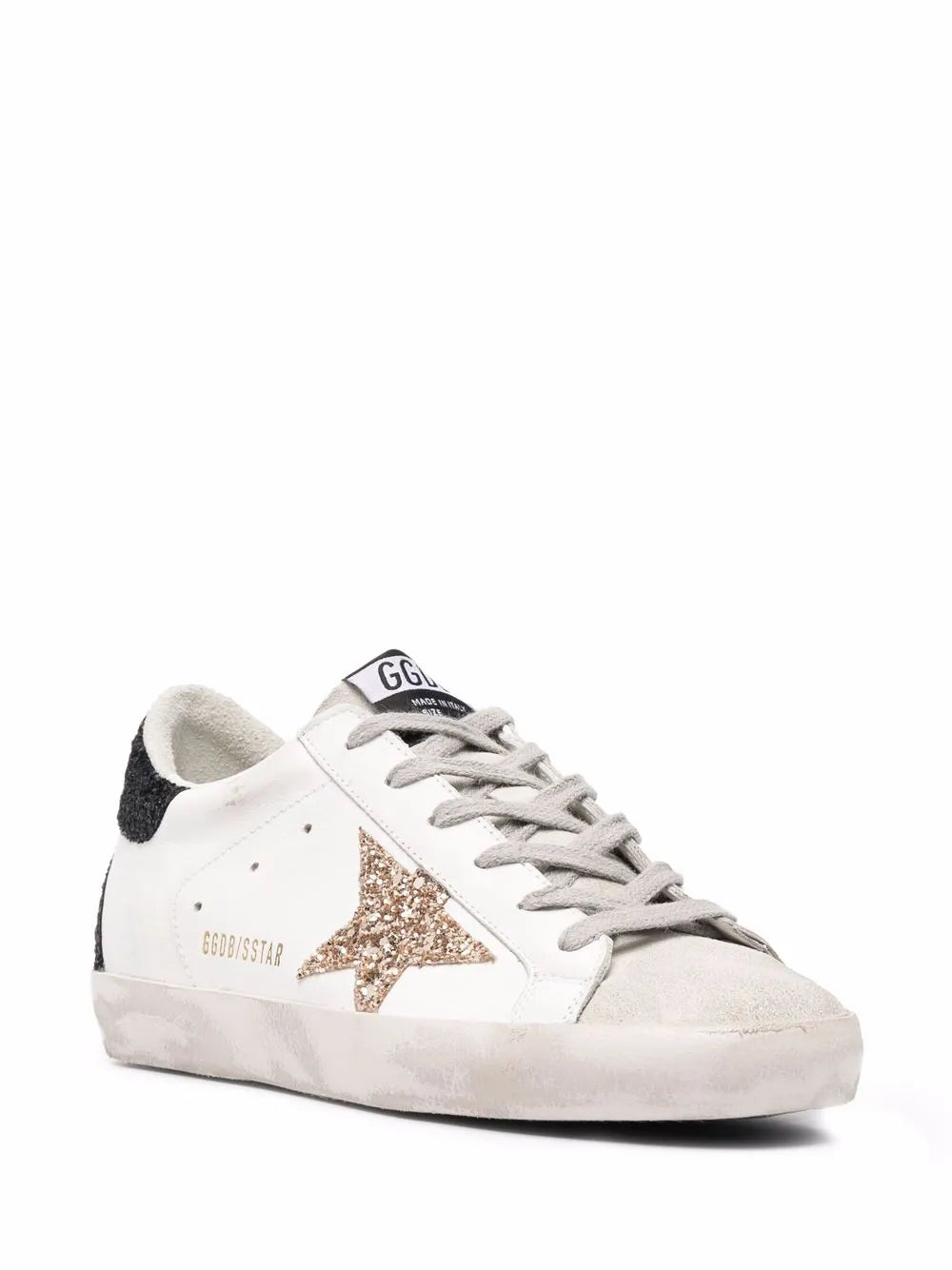 Golden Goose star-patch lace-up sneakers