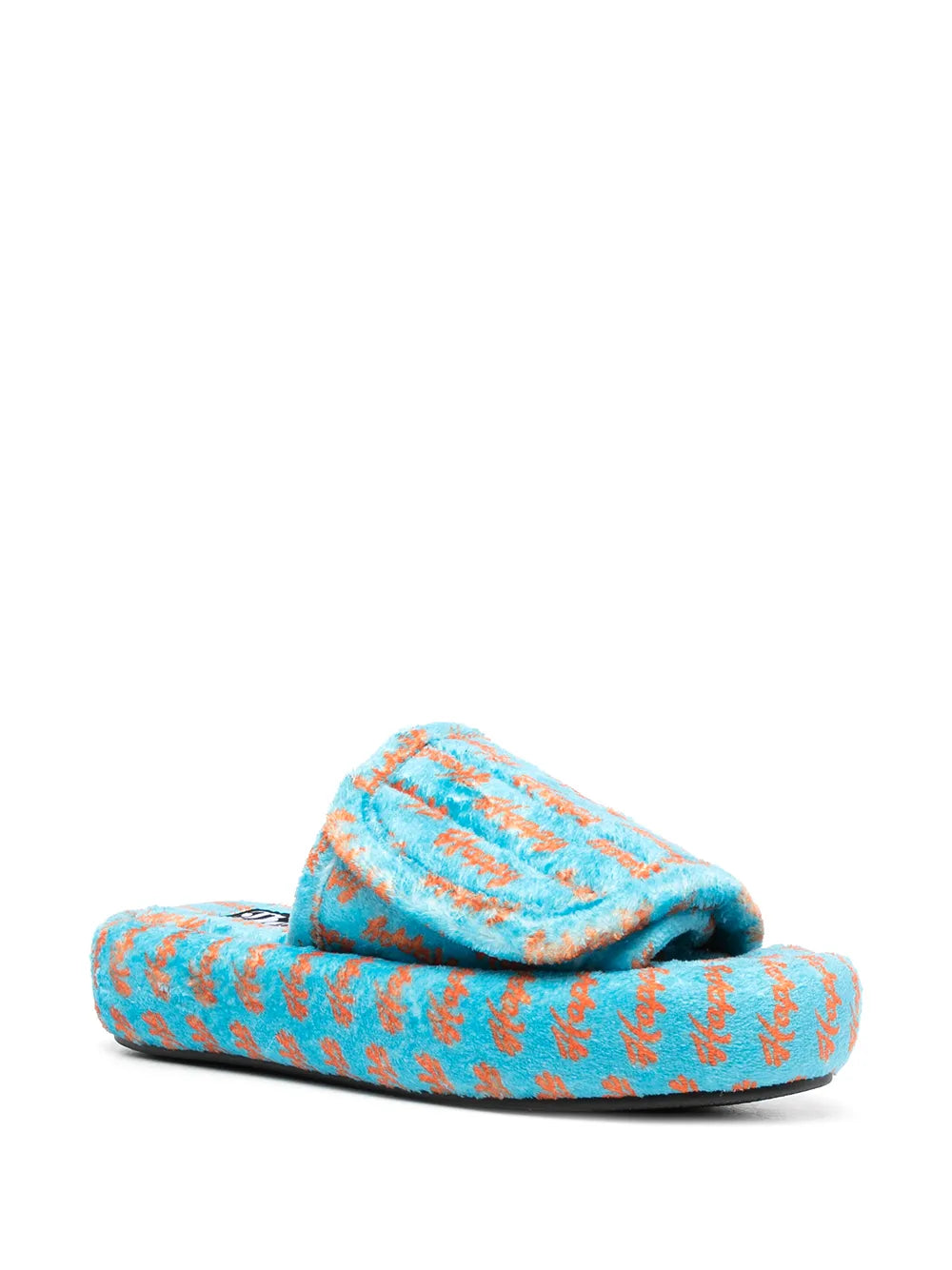 Natasha Zinko Happy touch-strap slides