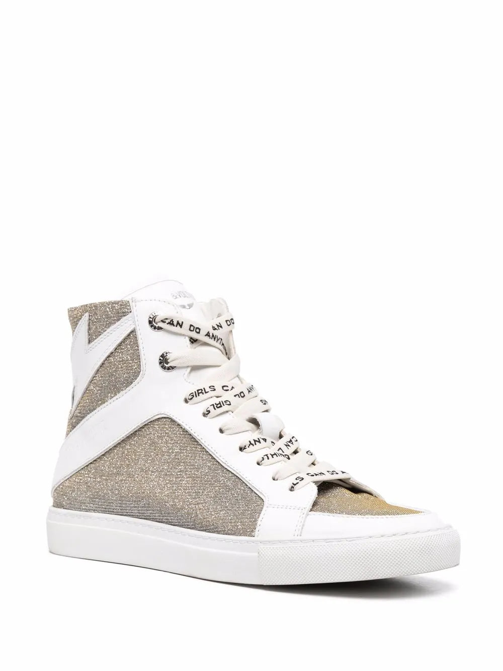 Zadig&Voltaire flash-detail glitter sneakers