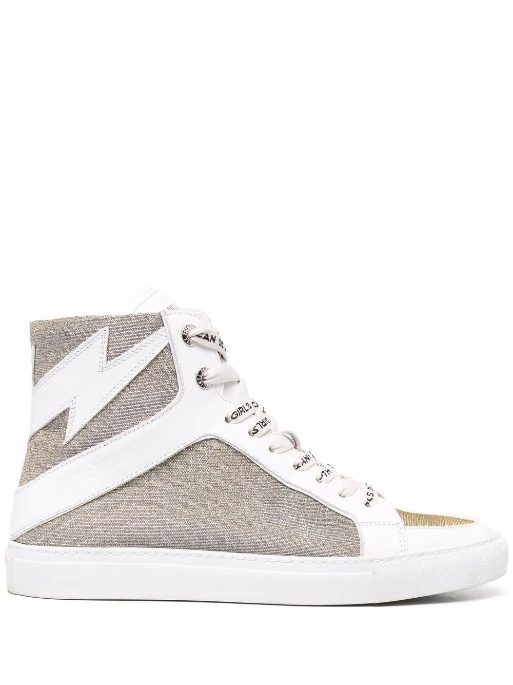 Zadig&Voltaire flash-detail glitter sneakers