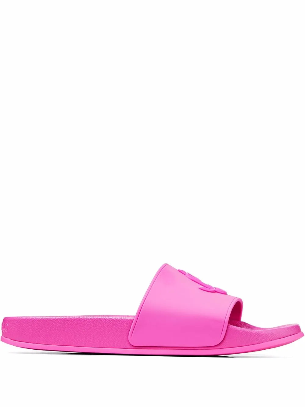 Jimmy Choo Port logo-appliqué slides