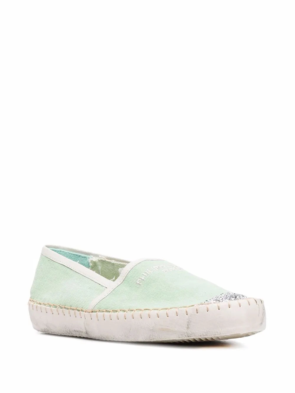 Philippe Model Paris Marseille glitter-detail espadrilles