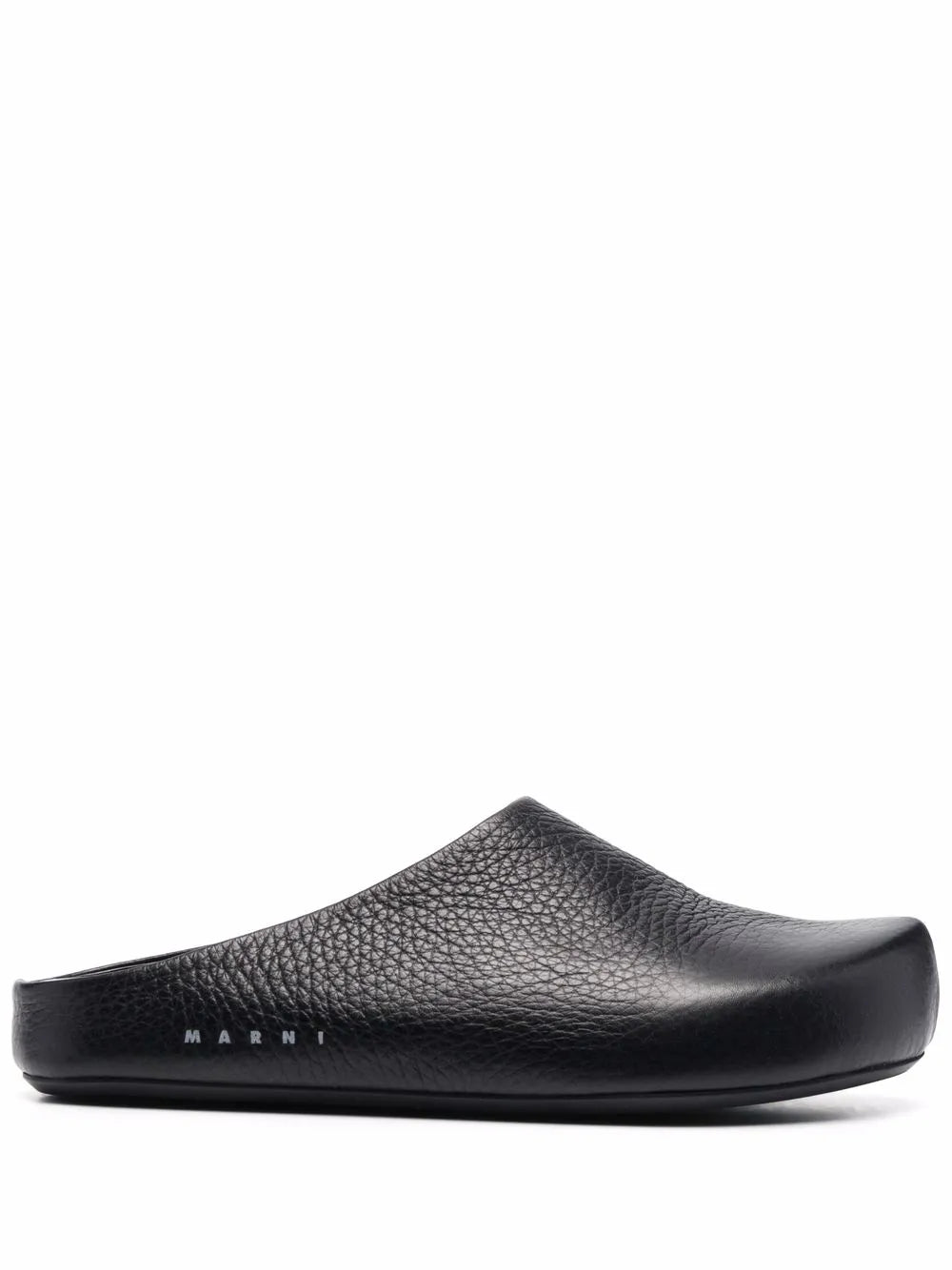 Marni textured-leather clog slippers