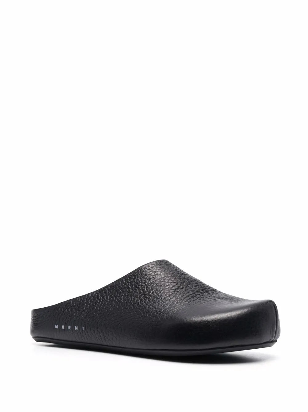 Marni textured-leather clog slippers