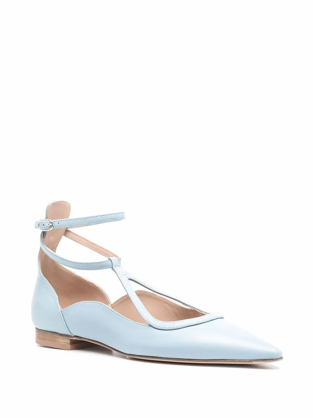 Scarosso Gae pointed ballerina shoes